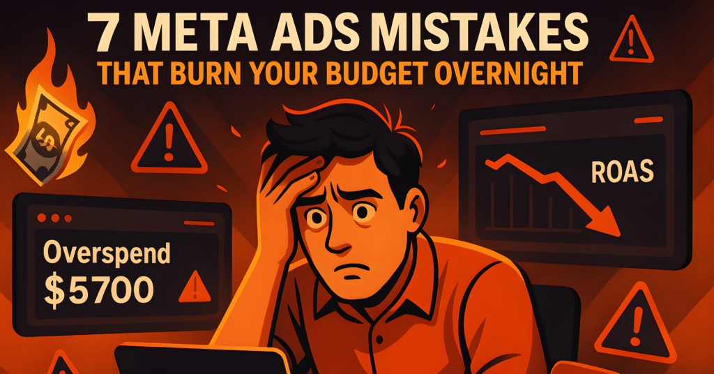 7 Meta Ads Mistakes That Burn Your Budget Overnight
